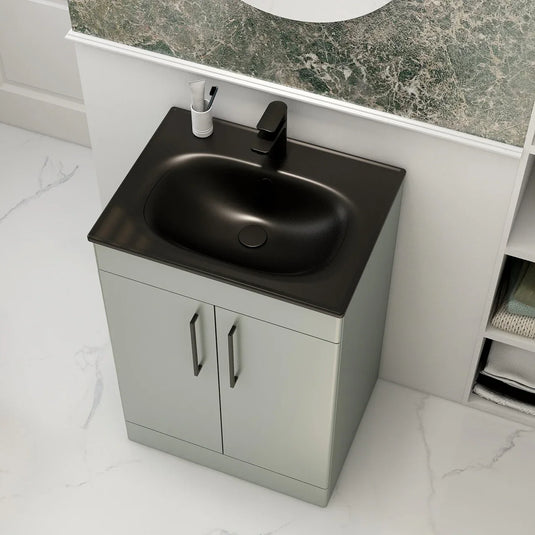 Imex Ivan 600mm Floor Standing Double Door Vanity in Pistachio - 2DO-2-PISTA - Envy Bathrooms Ltd