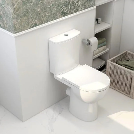 Imex Ivan Rimless, Comfort Height Close Coupled Pan Pack - CT10176AR - Envy Bathrooms Ltd