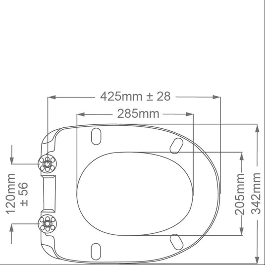 Imex Ivo Duraplast Slow Close Quick Release Seat and Cover - S1076SCQR - Envy Bathrooms Ltd