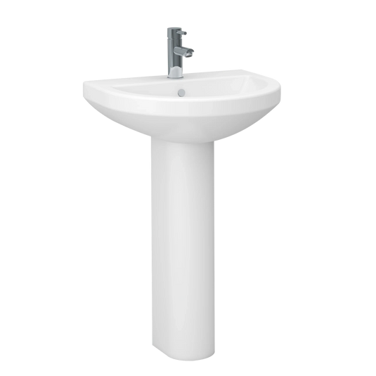 Imex Ivo / Flite 560mm Basin 1Th - L10701 - Envy Bathrooms Ltd