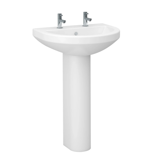 Imex Ivo / Flite 560mm Basin 2Th - L10702 - Envy Bathrooms Ltd
