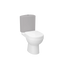 Imex Ivo Rimless Open Back Close Coupled WC Bowl with Fixings | C1076C