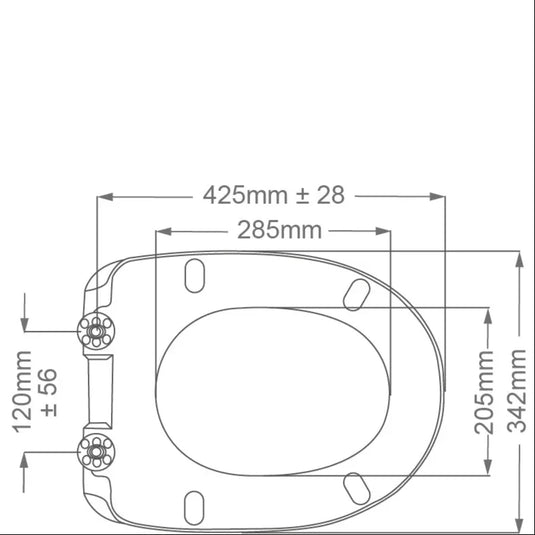 Imex Ivo Plastic Slow Close Quick Release Seat and Cover - S1076SCA - Envy Bathrooms Ltd