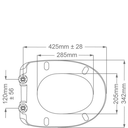 Imex Ivo Trade Slow Close Seat and Cover - S1076SCALT - Envy Bathrooms Ltd
