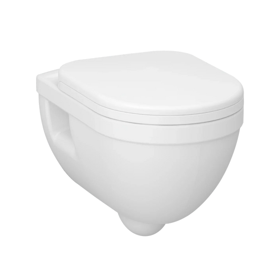Imex Ivo Wall Hung WC Bowl with Exposed Fixings - CH1076 - Envy Bathrooms Ltd