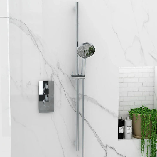 Imex Levo Extended Slide Rail Kit with Essence 3 Spray Head and 1.5m Smooth Hose - LVSRKL2 - Envy Bathrooms Ltd