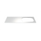 Imex Liberty Quartz | Solid White 8mm Thick Worktop | FTR2775-1500-500-20-S0001