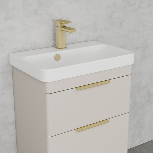Imex Luna 200mm Handle Upgrade Brushed Brass | LUHA-2-BBRA - Envy Bathrooms Ltd