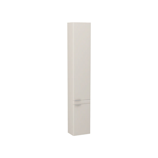 Imex Luna 300mm Double Door Storage Cabinet Matt Cashmere Chrome Handles | LUST-1-CASH - Envy Bathrooms Ltd