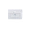 Imex Luna 550mm Ceramic Basin 1 Tap Hole White | LU50-BAS