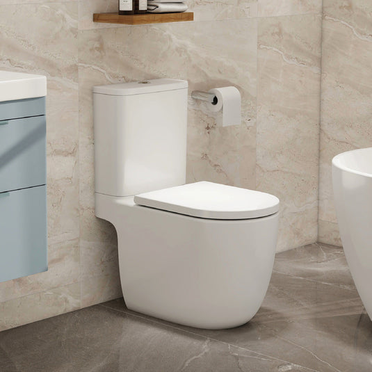 Imex Luna Close Coupled Cistern White | T10190XR - Envy Bathrooms Ltd