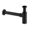 Imex Minimalist Brass 1¼" Matt Black Bottle Trap and Pipe | MB200MB