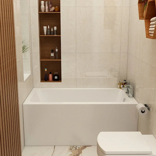 Imex Premiercast Multi Layer Reinforced Quadro 1300 x 700 Single Ended Bath - IMPQSE13X7 - Envy Bathrooms Ltd