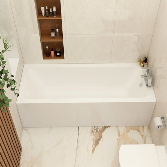 Imex Premiercast Multi layer Reinforced Quadro 1700×700 Single Ended Bath - IMPQSE17X7N - Envy Bathrooms Ltd
