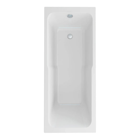 Imex Premiercast Quadro Keyhole 1700×700 Single Ended Bath - IMPQKH17X7 - Envy Bathrooms Ltd