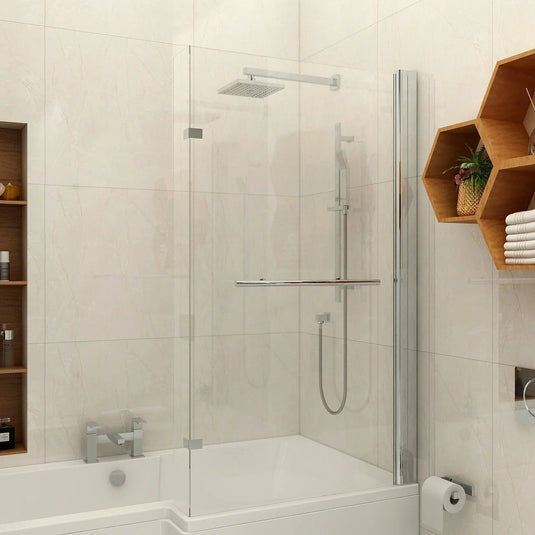 Imex Quadro Universal Bath Screen - IMQSBSH - Envy Bathrooms Ltd