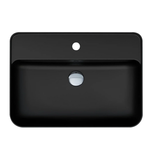 Imex Ravine 600ml 1 Tap Hole Countertop Basin in Black (2x Basins) - LW1825BLx2 - Envy Bathrooms Ltd