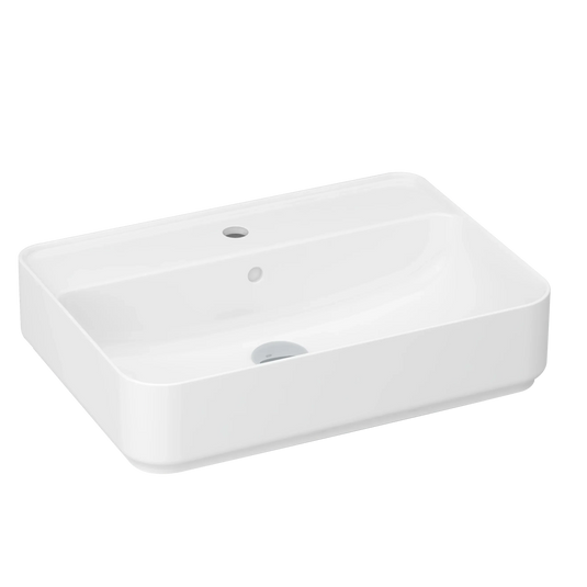 Imex Ravine 600ml 1 Tap Hole Countertop Basin in White (2x Basins) - LW1825x2 - Envy Bathrooms Ltd