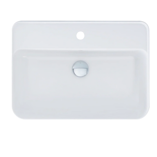 Imex Ravine 600ml 1 Tap Hole Countertop Basin in White (2x Basins) - LW1825x2 - Envy Bathrooms Ltd
