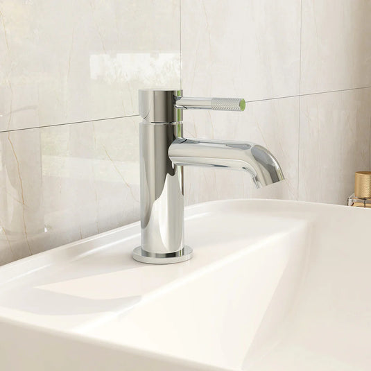 Imex Ravine Basin Mixer in Chrome with Universal Clicker Waste - RVBASCP - Envy Bathrooms Ltd
