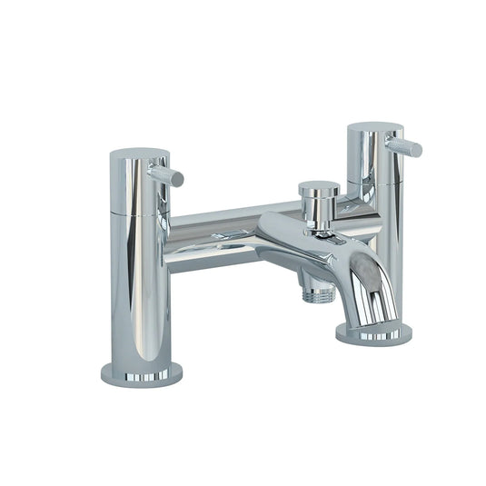 Imex Ravine Bath Shower Mixer in Chrome (Incl Hose, Handset and Wall Bracket) - RVBSMCP - Envy Bathrooms Ltd