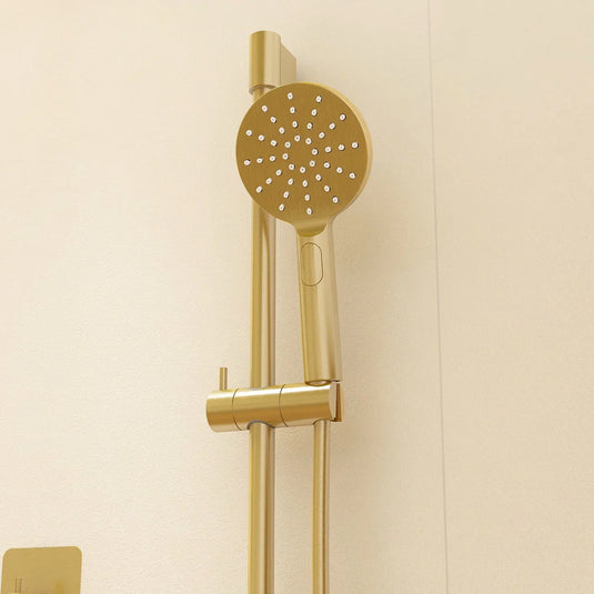 Imex Ravine Brushed Brass Multifunction Handset Only - KI182BB - Envy Bathrooms Ltd