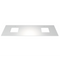 Imex Ravine Quartz 1500 | Solid White Worktop | FTY2780-1500-480-11-S0001