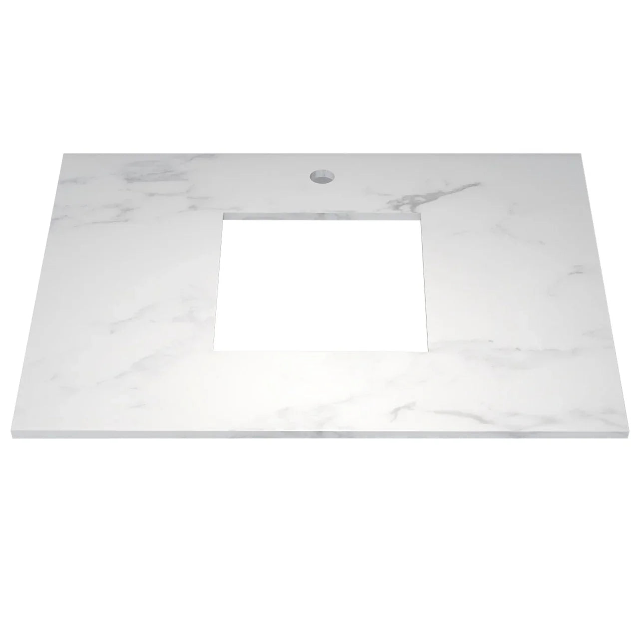 Imex Ravine Quartz 600 | White Marble Worktop | FTY2780-600-480-11-S00
