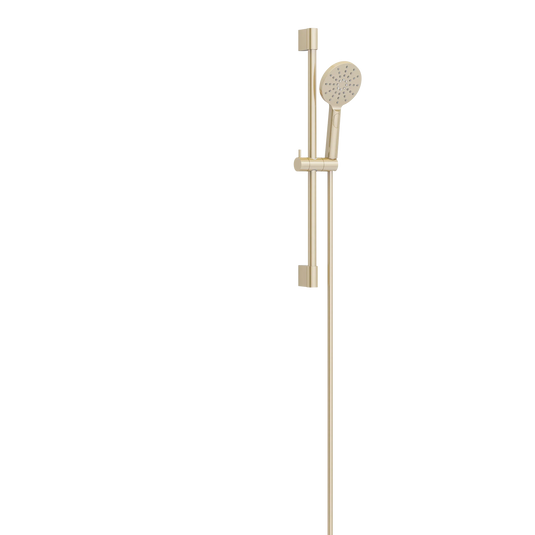 Imex Ravine Slide Rail Kit in Brushed Brass Incl 1.5m Hose and Multifunction Handset - KI135BB - Envy Bathrooms Ltd