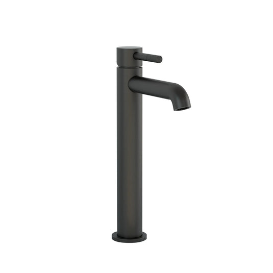 Imex Ravine Tall Basin Mixer in Matt Black with Clicker Universal Waste - RVTBASMB - Envy Bathrooms Ltd