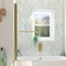 Imex Ronda Curved Shower Bath Screen In Brushed Brass 1400x735mm | IMRONSBR
