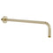 Imex Round 400mm Brushed Brass Wall Shower Arm | KI029BB
