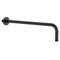Imex Round 400mm Matt Black Wall Shower Arm | KI029MB