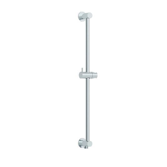 Imex Round Slide Rail With Integrated Wall Outlet Elbow - KI600CP - Envy Bathrooms Ltd