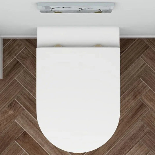 Imex Seat fixing in Brushed Brass - UNSFBR - Envy Bathrooms Ltd