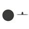 Imex Slimline 200mm Matt Black Round Shower Head | KI075MB