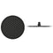 Imex Slimline 250mm Matt Black Round Shower Head | KI075AMB