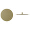 Imex Slimline 300mm Brushed Brass Round Shower Head | KI075BBB
