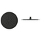 Imex Slimline 300mm Matt Black Round Shower Head | KI075BMB