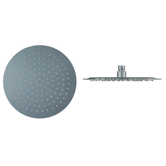 Imex Slimline Polished Round 250mm Shower Head - KI075ACP - Envy Bathrooms Ltd