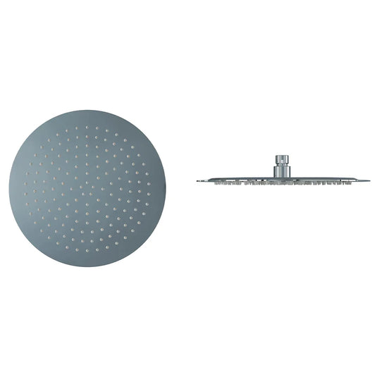 Imex Slimline Polished Round 300mm Shower Head - KI075BCP - Envy Bathrooms Ltd