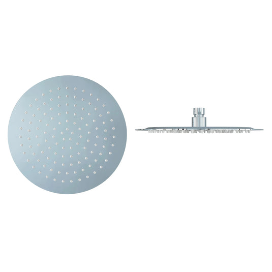Imex Slimline Polished Round 400mm Shower Head - KI075DCP - Envy Bathrooms Ltd