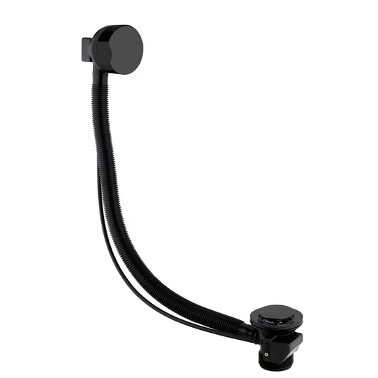 Imex Standard Bath Pop Up Bath Waste in Matt Black - BP104MB - Envy Bathrooms Ltd
