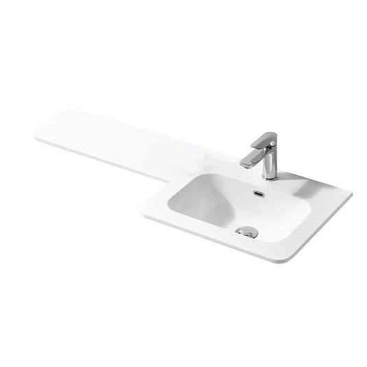 Imex Suburb 1110mm Right Hand Basin Extended - SU1110RHBAS - Envy Bathrooms Ltd