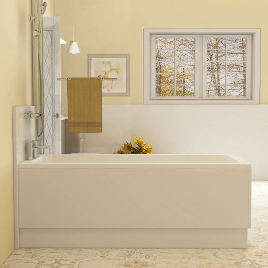 Imex Suburb 1700 Side Bath Panel with Adjustable Plinth - White Gloss - SUSBP1700WG - Envy Bathrooms Ltd