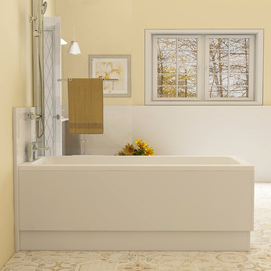 Imex Suburb 1700 Side Bath Panel with Adjustable Plinth - White Gloss - SUSBP1700WG - Envy Bathrooms Ltd