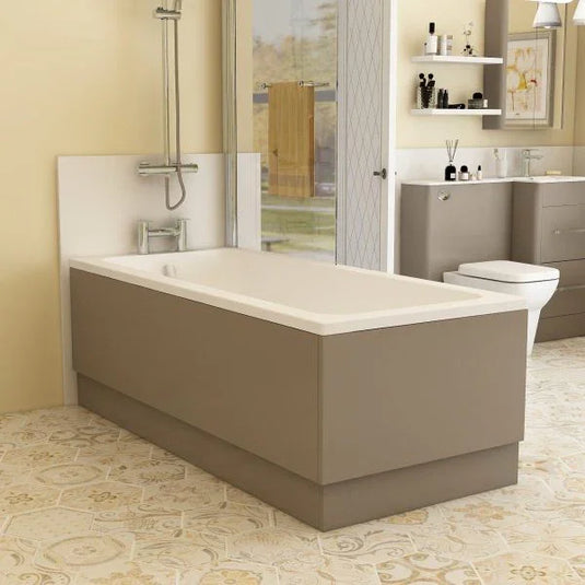 Imex Suburb 1800 Side Bath Panel with Adjustable Plinth - Matt Ash - SUSBP1800MA - Envy Bathrooms Ltd