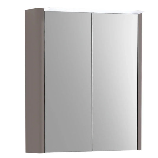 Imex Suburb 500mm Double Door Mirror Cabinet - Matt Ash - SU50TDMCMA - Envy Bathrooms Ltd