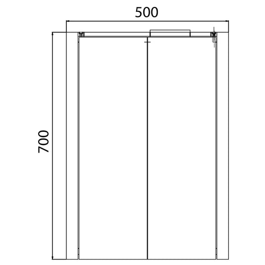 Imex Suburb 500mm Double Door Mirror Cabinet - White Gloss - SU50TDMCWG - Envy Bathrooms Ltd