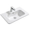 Imex Suburb 610mm × 395mm Basin One Tap Hole | White | SU60x395BAS